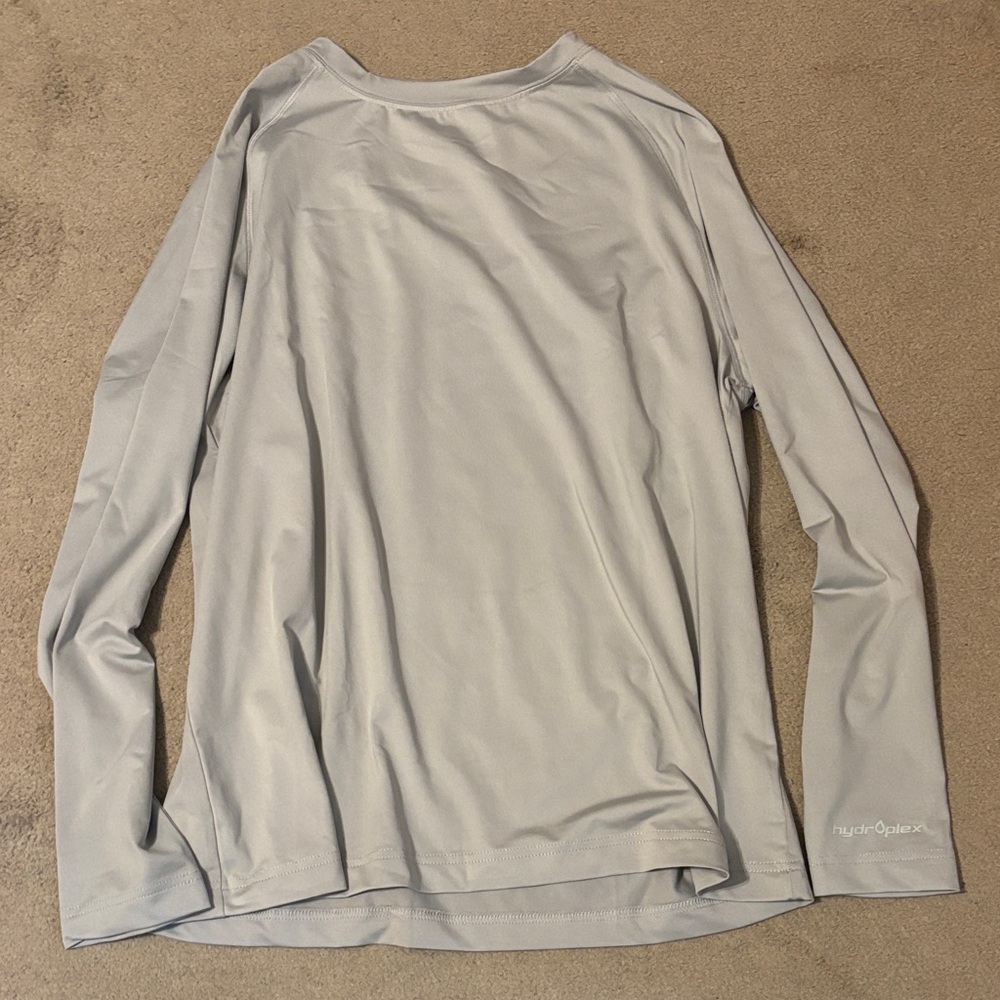 5 for $25! Mossy Oak Light Gray Long Sleeve Performance Top